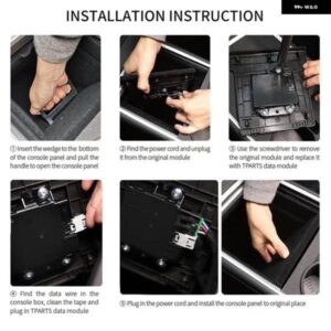 センター コンソール データ伝送 USB リカバリ高速充電 モジュール TESLA MODEL 3 MODEL Y 2022-2023 アクセサリー用