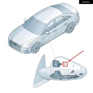 1ペア 車線アシスト ハザード灯 ディスプレイ LH RH A6 アバント C8 A7 スポーツバック A8 E-トロン GT 4N2949145 4N2949146