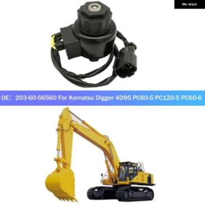 掘削機リペアアクセサリー 油圧 ポンプ ロータリー ソレノイド バルブ 小松ディガー 4D95PC 60-5 203-60-56560