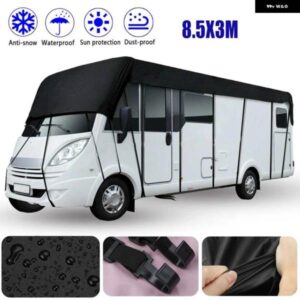 キャラバン RV ルーフ カバー ターポリン 210D 防水 26個 防風ベルト RV キャラバン用