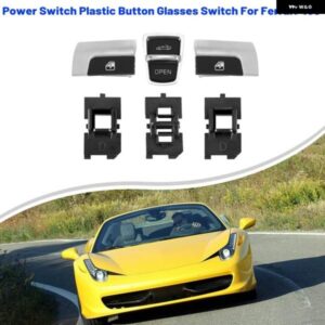 車右左ルーフ パワーウィンドウ スイッチ ボタン スイッチ ボタン サポーター付きフェラーリ 458 488 FF 247883 247885 82661100