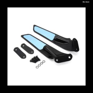 バックミラー ウィンドウィング回転サイドミラー ウイング レット カワサキ ニンジャ 400 ニンジャ 650 2018-2022
