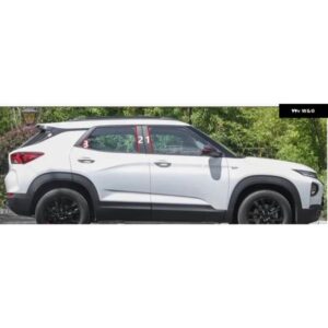 シボレー 6個 トレイルブレイザー 2019-2021 窓センターピラー ステッカー トリム アウター 装飾フィルム自動車アクセサリー