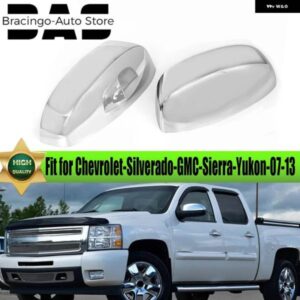 シボレー 1ペア バックミラー カバー ハウジング シルバラードタホシエラユーコン 2007-2014 サイド ウイング ミラー トップハーフ ト