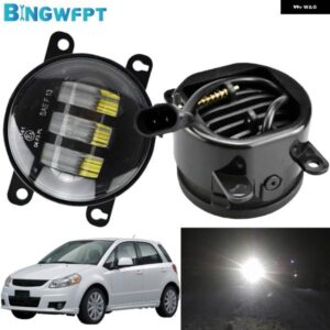 スズキ H11 フォグランプ アセンブリ フォグランプ アルミ SX4 EY GY 2006-2014 DRL LED 12V