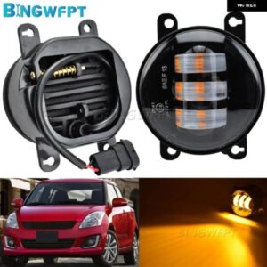 スズキ LED 12V H11 フォグランプ アセンブリ デイタイム ランニングライト フォグランプ アルミ スイフト 2014 2015 201