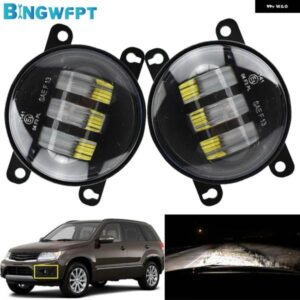 スズキ DRL LED 12V H11 フォグランプ アセンブリ フォグランプ アルミ グランドビターラ 2 II JT 2005-2015