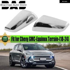 シボレー 1ペア バックミラー カバー エクイノックス GMC モールド 2018-2024 米国 バージョン クロームクリップオンサイド ウイン