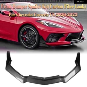 シボレー コルベット C8 モデル 2020-2025 2ドア C8 Z51 STG スティングレイフロント バンパー スポイラー リップアンダー