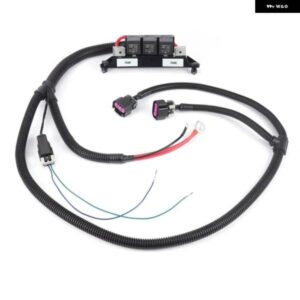 シボレー 車電気デュアルファン 制御 配線 ハーネス ブラック自動車用品 シルバラードタホ GMC シエラユーコン