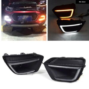シボレー 車 LED デイランニング DRL フォグランプ トラック ス 2017 2018-2022 ウォームホワイトフロント バンパー 吸気信