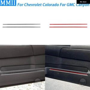 シボレー コロラド GMC キャニオン 2004-2012 カーボンインナードア パネル 装飾 ストリップ インテリア アクセサリー ステッカー