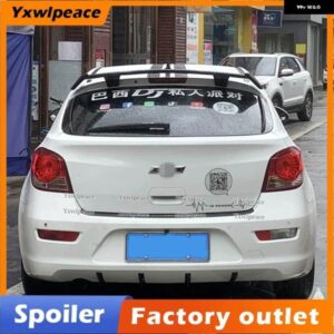 シボレー クルーズ スポイラー ハッチバック 2010-14 ABS 材料プライマーカラー リア スポイラー ウイング