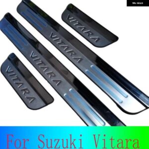スズキ VITARA ドアドアシル ドアシル スカッフプレート ドアシル 補助 ドアプレートクロム スタイリング 品質 ステンレス