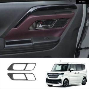 スズキ スペーシア/スペーシア カスタム MK54S MK94S 2024 カーボンフロントドアインナーハンドル内側 PANLE フレーム カー