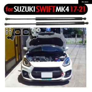 スズキ スイフト/スイフト スポーツ MK4 2017-2021 フロントフード ボンネット ガスストラットカーボン スプリング ダンパー リフト