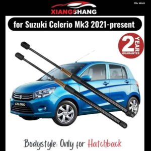 スズキ 2個 リアテールゲート ダンパー セレリオ MK3 2021-現在 ハッチバック テールゲート スプリング トランク ブーツ ガス充填ガス