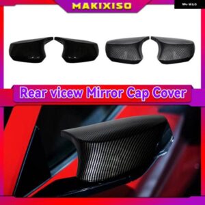 シボレー ペアバック ミラー サイド ミラー トリム カバー コルベット C8 2020-2023 カーアクセサリー カーボンルック