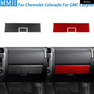 シボレー コロラド GMC キャニオン 2004-2012 カーボン副パイロット 収納 ボックス パネル カバー トリム セットカーアクセサリー