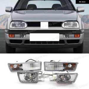 4ピース フォグライト フォグランプ フロント バンパー ランプ フォルクスワーゲン ゴルフ 3コンビネーションクリスタル フォグライト アンチ フォグライト