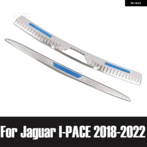 カーアクセサリー ジャガー I-PACE 2018-2022 ピュアエレクトリック リア バンパー プロテクター シル トランク トレッドプレート トリム バンパー