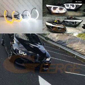 BMW 3シリーズ E92 E93 320I 323I 325I 330I 335I M3 超高輝度クリスタル DTM M4 スタイル LEDエンジェルアイ ハローリング デイライト