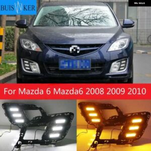 1セット 6 2008 2009 2010 ドライビングDRL デイタイム ランニングライト フォグランプ リレーLEDデイライトカー スタイリング