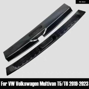 カーアクセサリー VW マルチバン T5/T6 2019-2023 リア スタイリング リアドア バンパー プロテクター シルプレート/ トランク トレッドプレート トリム