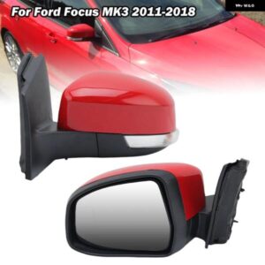 サイドミラー アセンブリ フォード フォーカス MK3 2011-2018 ユーロ バージョン RACE レッド ビッグレッド マニュアル 折りたたみ 式 ヒーター付きドアミラ