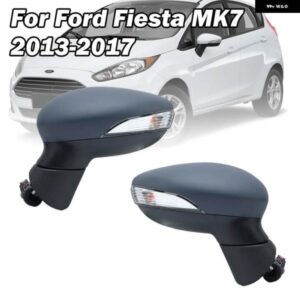 6ピンサイドバックミラー アセンブリ フォード フィエスタMK7 2013-17プライマーヒーター付きドアミラー カーアクセサリー