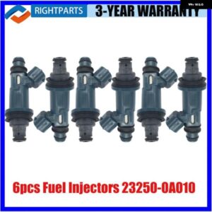 6個 23250-0A010 燃料 インジェクター トヨタ カムリ アバロン ソラーラ シエナ レクサス RX300 ES300 3.0L 1998-04