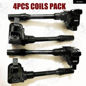 4個 H6T12471A イグニッション コイル 三菱 ランサー ミラー ジュ エクリプス パジェロ ディオン スペース ワゴン コルト IV MD362913