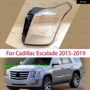 キャデラック エスカレード 2015-2019 フロント ヘッドランプ カバー クリアマスク フロント ヘッドライト レンズ シェルカバー