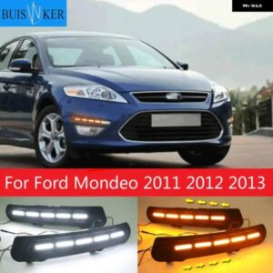 LED フォード モンデオ 2011 2012 2013 ドライビング デイタイム ランニング ライト DRL フォグランプ 12V リレー デイライト ターンイエローシグナル付き