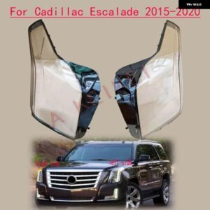 キャデラック エスカレード 2015-20 車用 ヘッドランプ カバー ク リアランプ シェード ヘッドライト レンズ シェルカバー