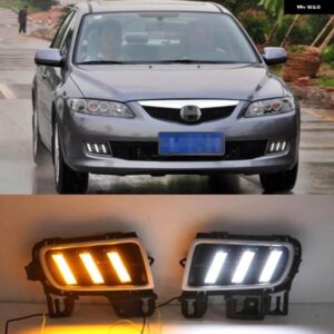 2006~2009年式 マツダ 6 バンパー ランプ マツダ 6 デイタイム ライト カーアクセサリー LED DRL ヘッドライト マツダ 6 フォグランプ