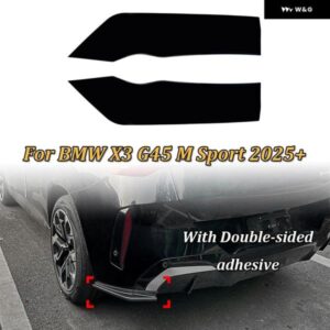 車用リアラップコーナースポイラー ステッカー BMW X3 G45 Mスポーツ 2025+ 車 外装 カスタム アクセサリー