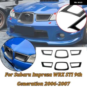 カーセンターメッシュカバー オート ステッカー スバル インプレッサ WRX STI第9世代2006-2007自動車 外装 アクセサリー