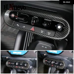 2024 25 車用中央 コントロール ボタン パネル フレーム ステッカー ABS ミニカントリーマン U25 クーパー E SE J01 EV J05 エースマン カーアクセサリー