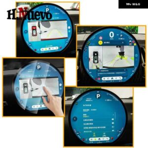 車用GPSナビゲーション強化ガラス フィルム MINI COOPER S J01 J05 U25 F65 F66 2024 2025 カー ステッカー カーアクセサリー
