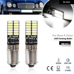 2個 LED パーキング ライト ベンツ E クラス W210 S210 アクセサリー 1995-2003 自動車クリアランス幅 シティランプ CANバス