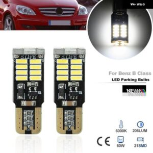 2X LED パーキング ライト ベンツ B クラス W246 W242 W245 アクセサリー 2005-2018 W5W T10 194 168 SMD CANバス クリアランス幅 シティランプ