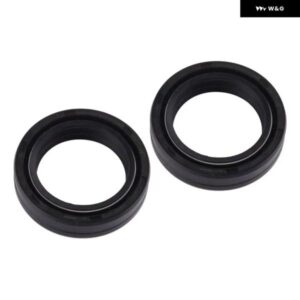 2個 フォーク オイルシール キット ブラックラバー カワサキ KX100 KX80 KX85 ビッグホイール KZ550F KZ550M ZN700