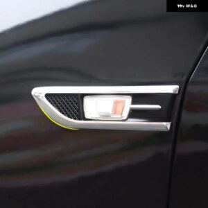 2個 車用サイドシグナルターンランプ ライト ウィンカー カバー トリム ステッカー シボレー クルーズ 2009 - 2014 アクセサリー