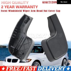 2X 1X 車用 フロントガラス ワイパー アーム ナットキャップ ボルトカバー BMW 3 E90 E91 E92 E93 2004 - 09 OE# 61617138990