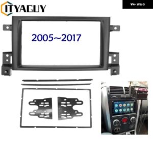 2DIN カー ラジオ フェイシア スズキ グランド ビターラ 2005-2017 ダブルDIN DVD フレーム アダプター パネル ダッシュ マウント ティルム キット