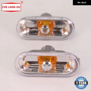 2個 SEAT IBIZA / ST 2009 - 17 サイドマーカー ウィンカーライト ランプリピーター 電球 なし
