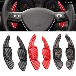 2個 車用 ステアリングホイール パドル 延長 シフター VW ゴルフ 5 6 MK6 GTI R ジェッタ MK5 パサート B6 B7 CC ポロ シャラン ティグアン トゥアレグ