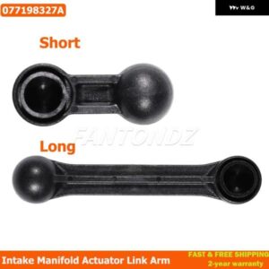 2X ショート ロング インテーク マニホールド アクチュエーター リンクアーム 077198327A アウディ A6 A8 2000-2004 VW TOUAREG V8 4.2L 2004-2006