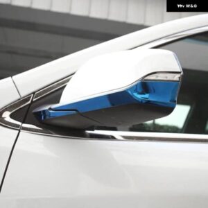 2個 ステンレス 車用バックミラー トリム バックミラー カバー ステッカー シボレー エクイノックス 2017-2024 アクセサリー